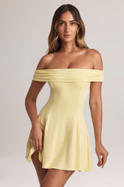 Oh Polly Jaida 14150 mini robe jaune Lemon Sherbet modal