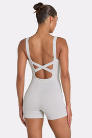 Oh Polly Ultra BT0724 combishort gris stretch respirant