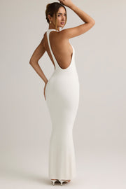 Oh Polly Imelda 14148 robe longue beige modal sirène