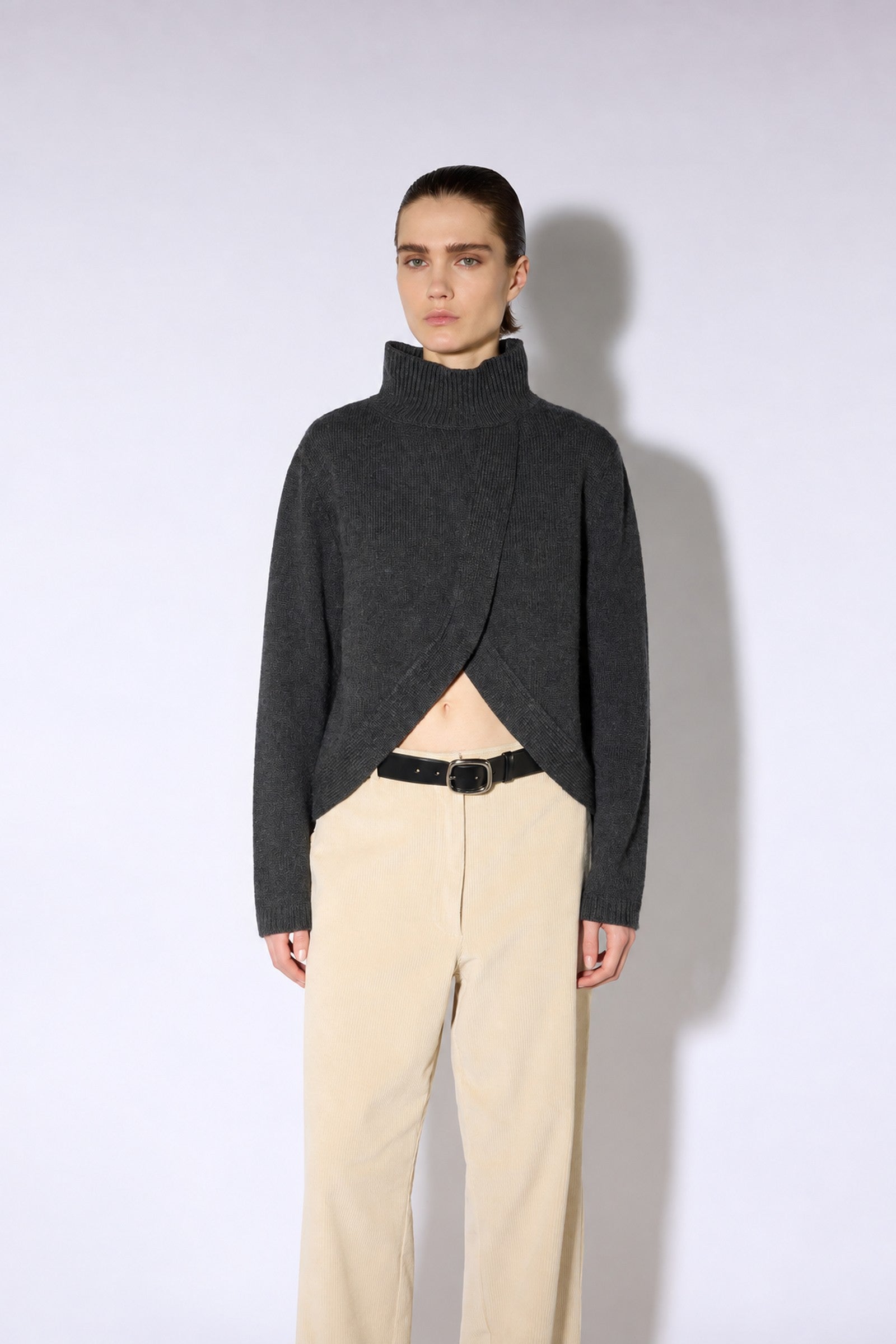 Liviana Conti Sarah pull maille anthracite M