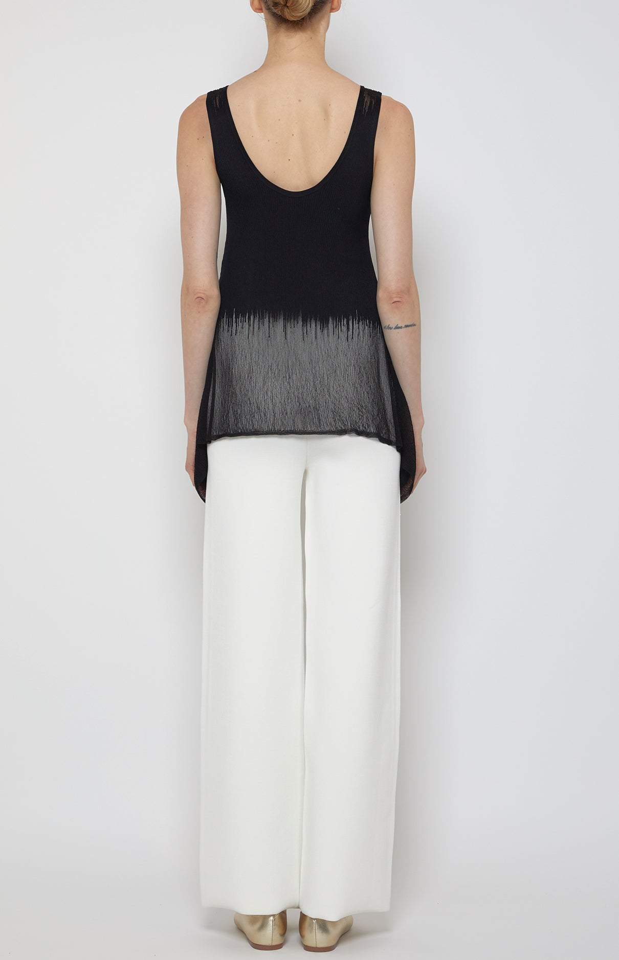 Prabal Gurung Peplum Shell débardeur noir viscose XS à XL