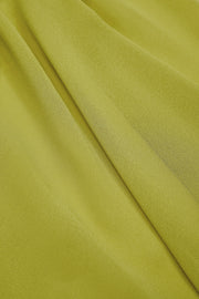 Oh Polly Iona mini robe vert olive dos nu col bénitier