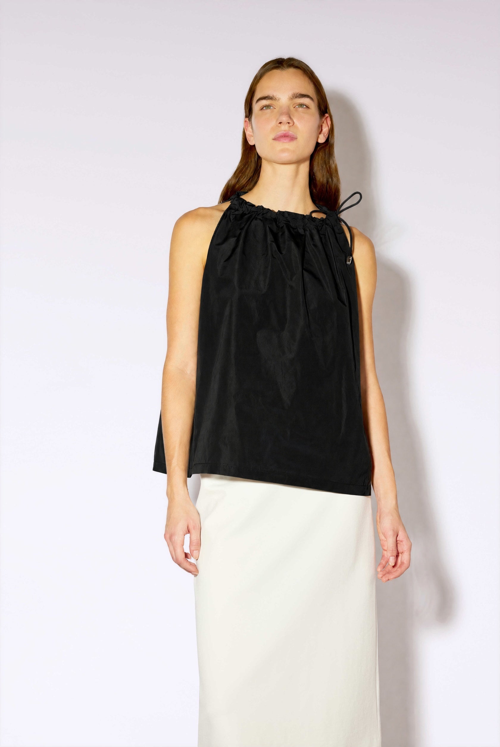 Liviana Conti Top Lea top sans manches acier 38 taffetas