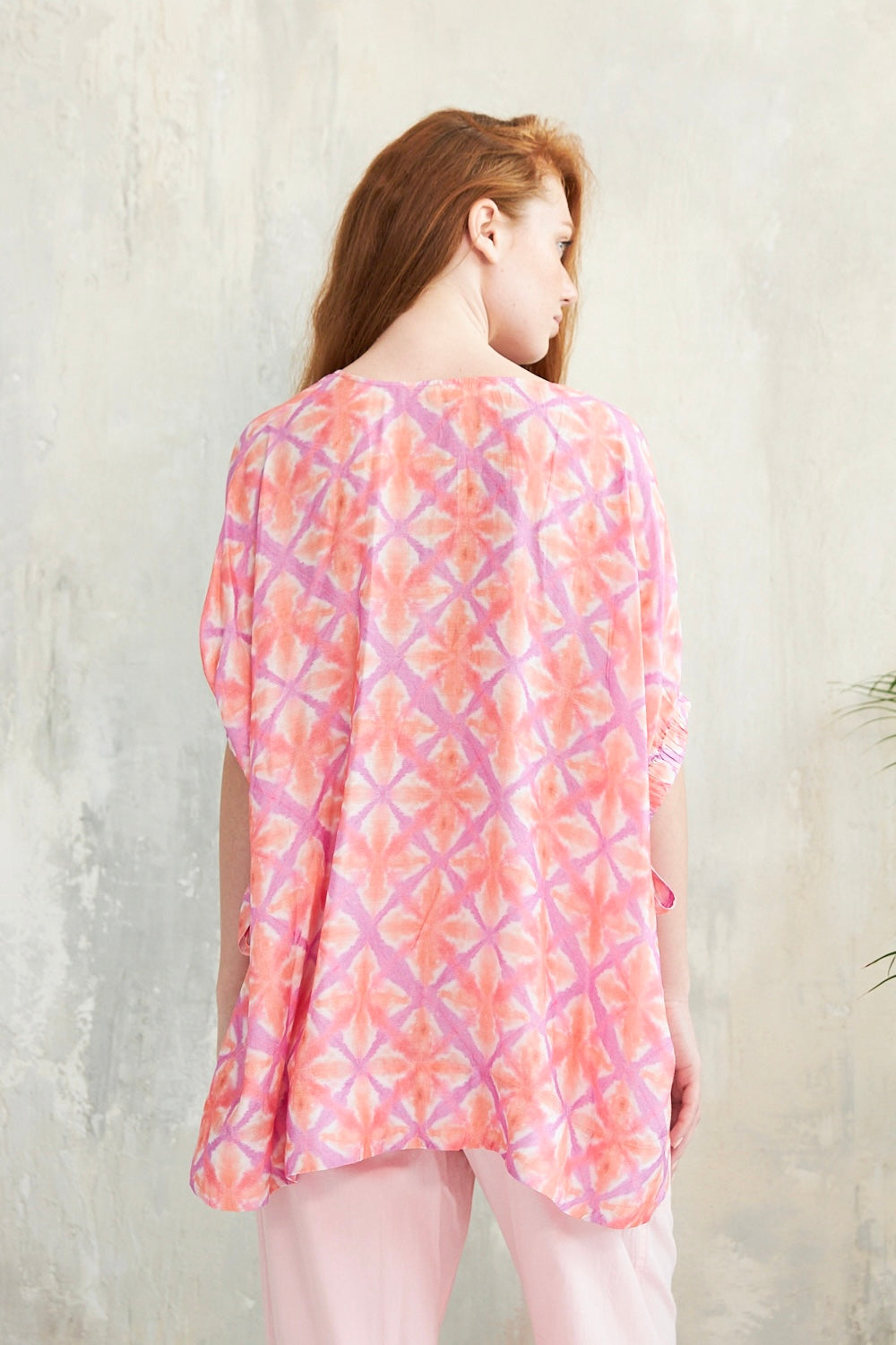 Chicosoleil Tusca top femme rose hippie viscose S/M