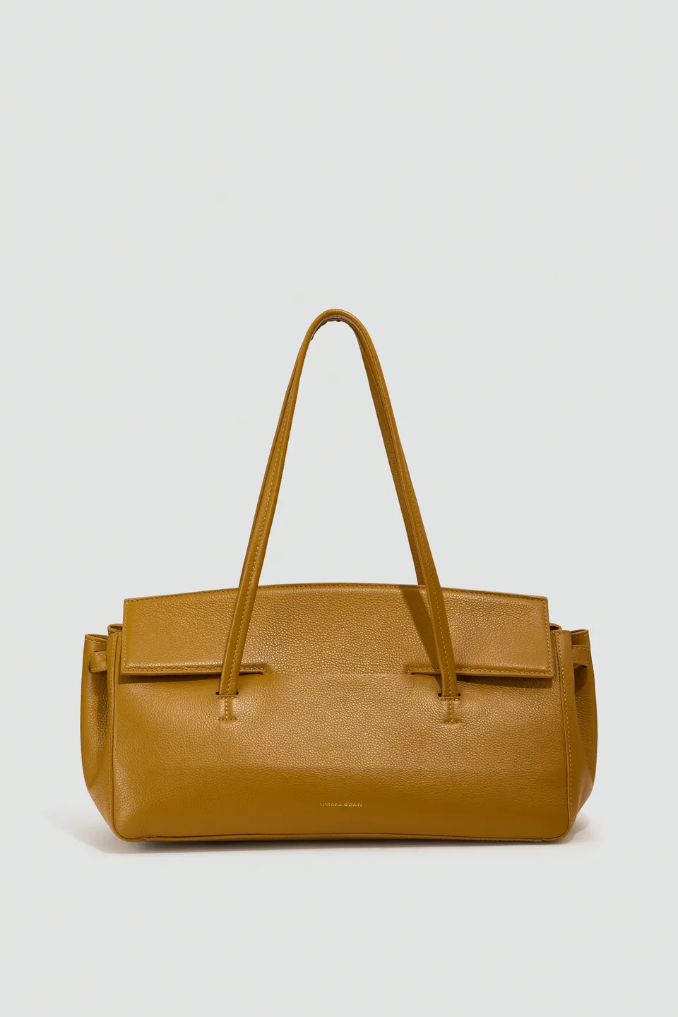 Liviana Conti Aida sac à main cuir ocre medium grainé