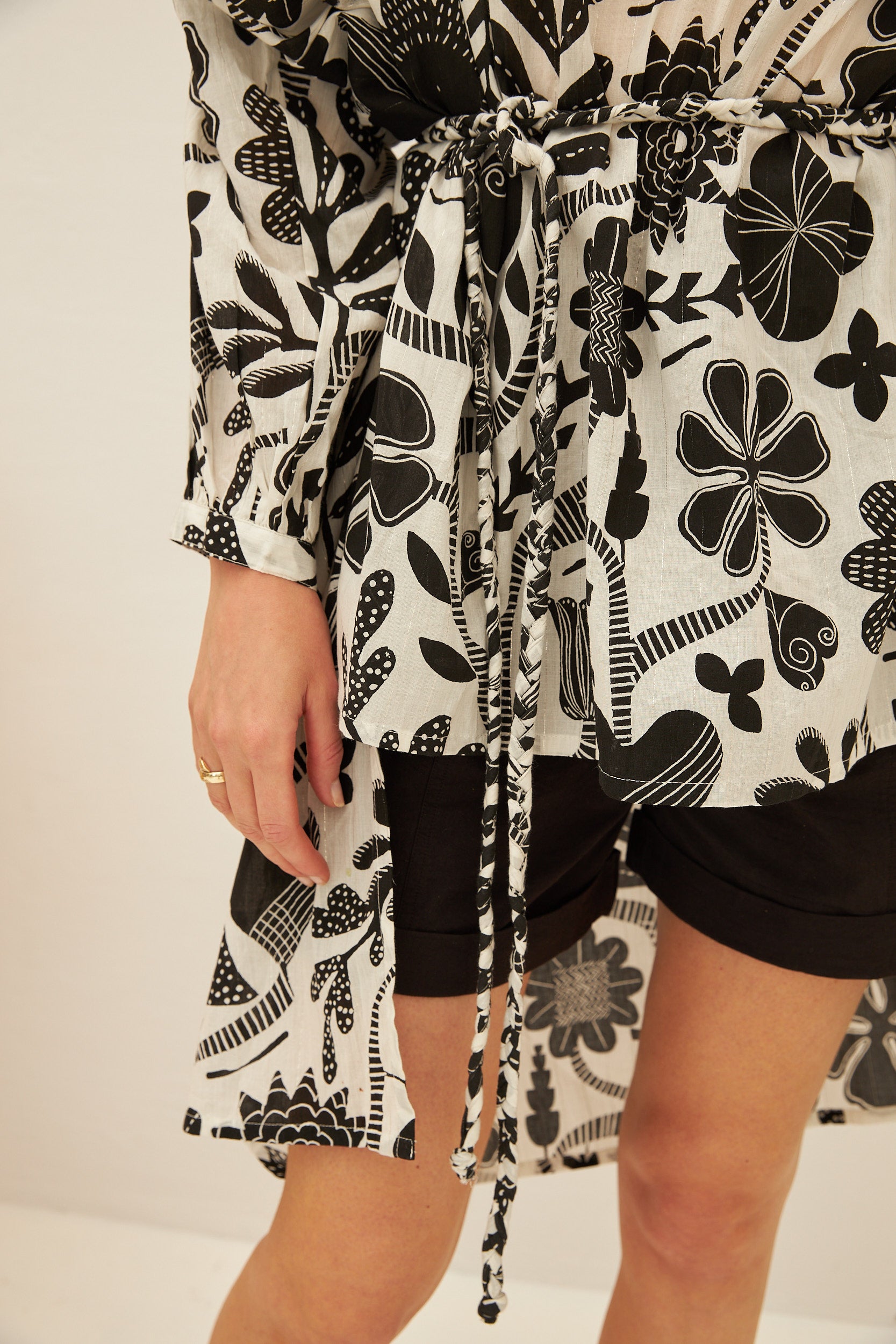 Chicosoleil Vega tunique Slavic Batik gaze coton
