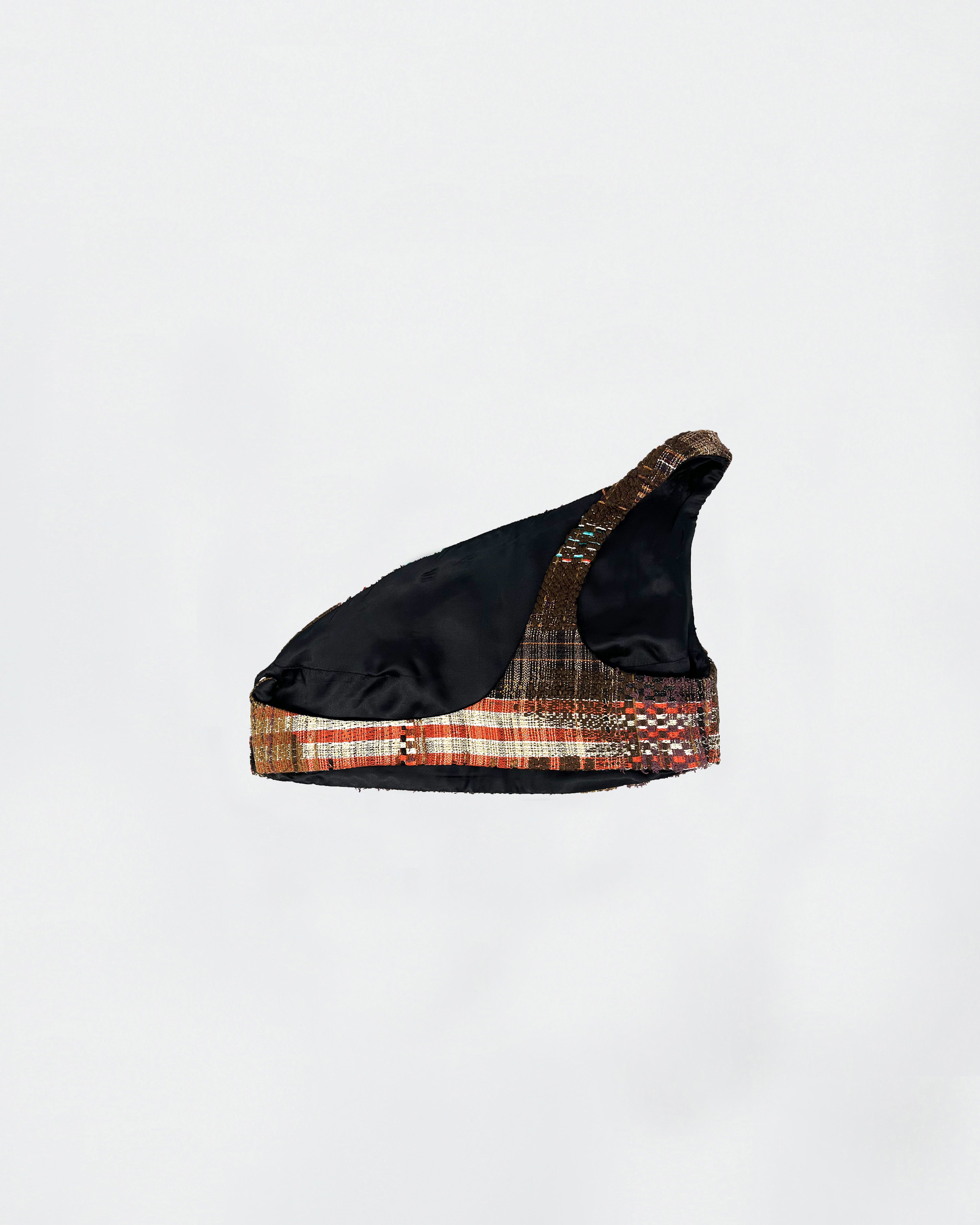 The Ethiquette Iris crop top tweed taille M 32 cm