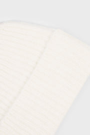 Oh Polly Bo+Tee Bonnet Beanie Ivoire Maille Cotelee