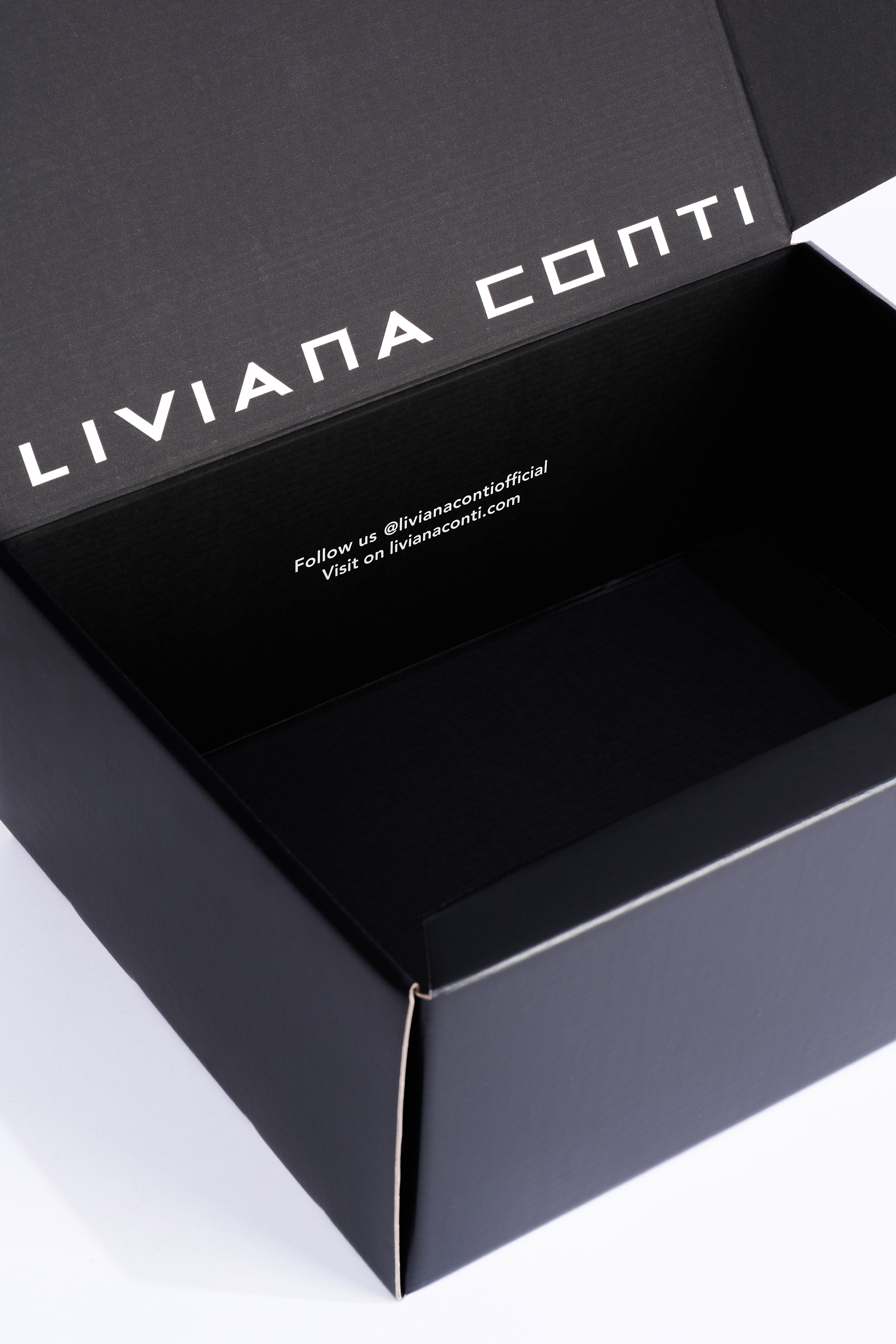 Liviana Conti boite cadeau noire 32x23 cm