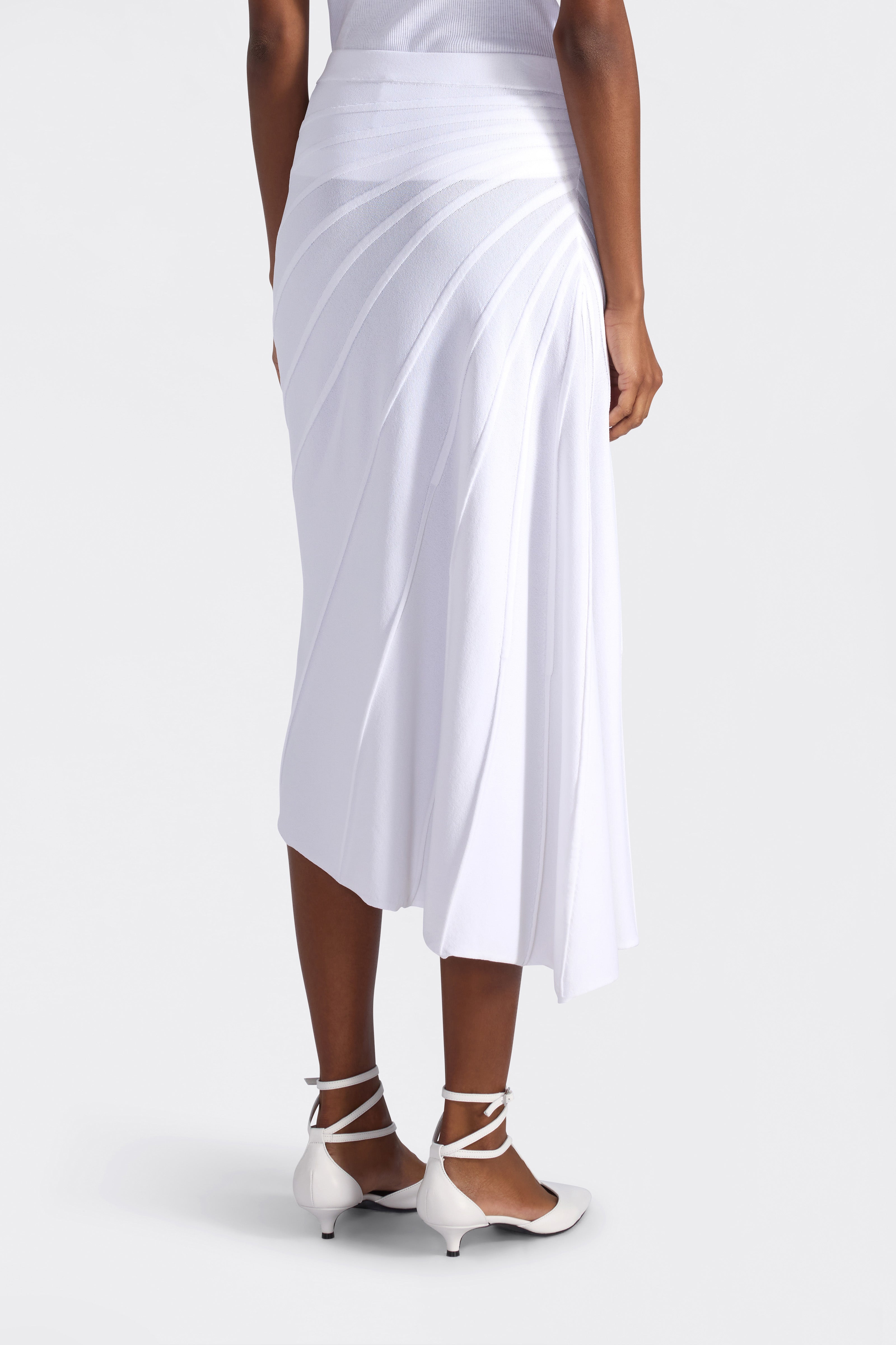 Liviana Conti Nantine jupe blanche asymétrique