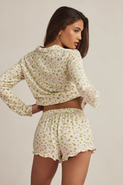 Oh Polly Maphie 14330 short pyjama jaune modal