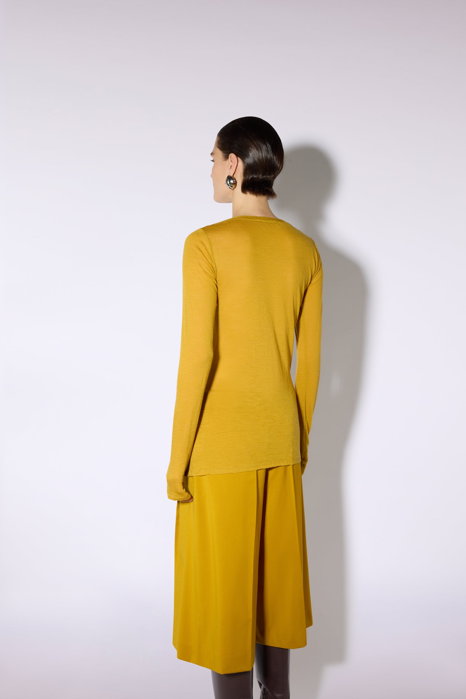 Liviana Conti Lucrezia t-shirt femme zafferano coton