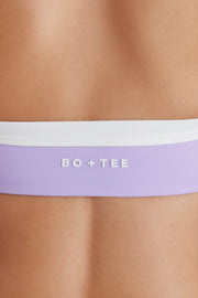 Oh Polly Bo+Tee Twist BT2330 brassière sport lavande