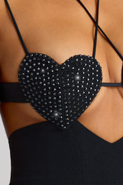 Oh Polly Serena 8236 robe de soirée noire