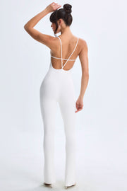 Oh Polly Jumpsuits 9921 combinaison blanche dos nu modal