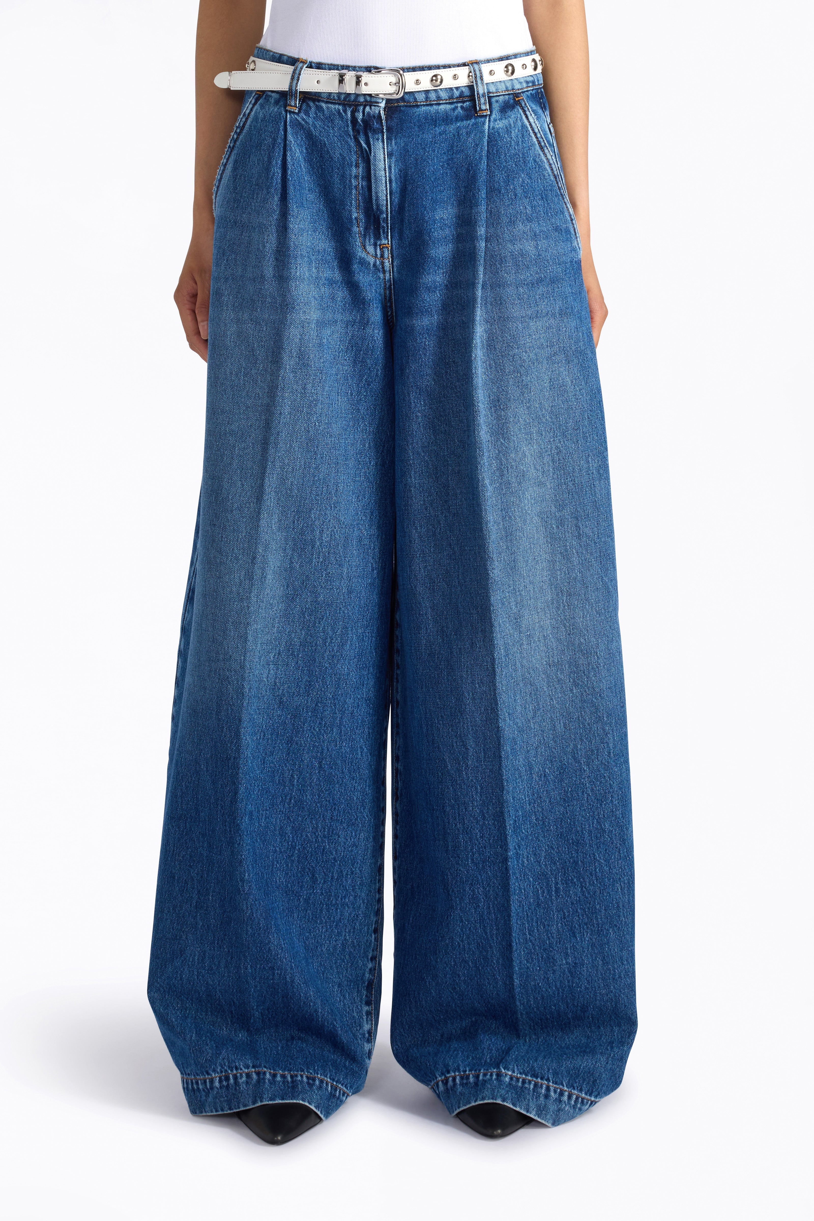 Liviana Conti Zachary jean large mid blu denim
