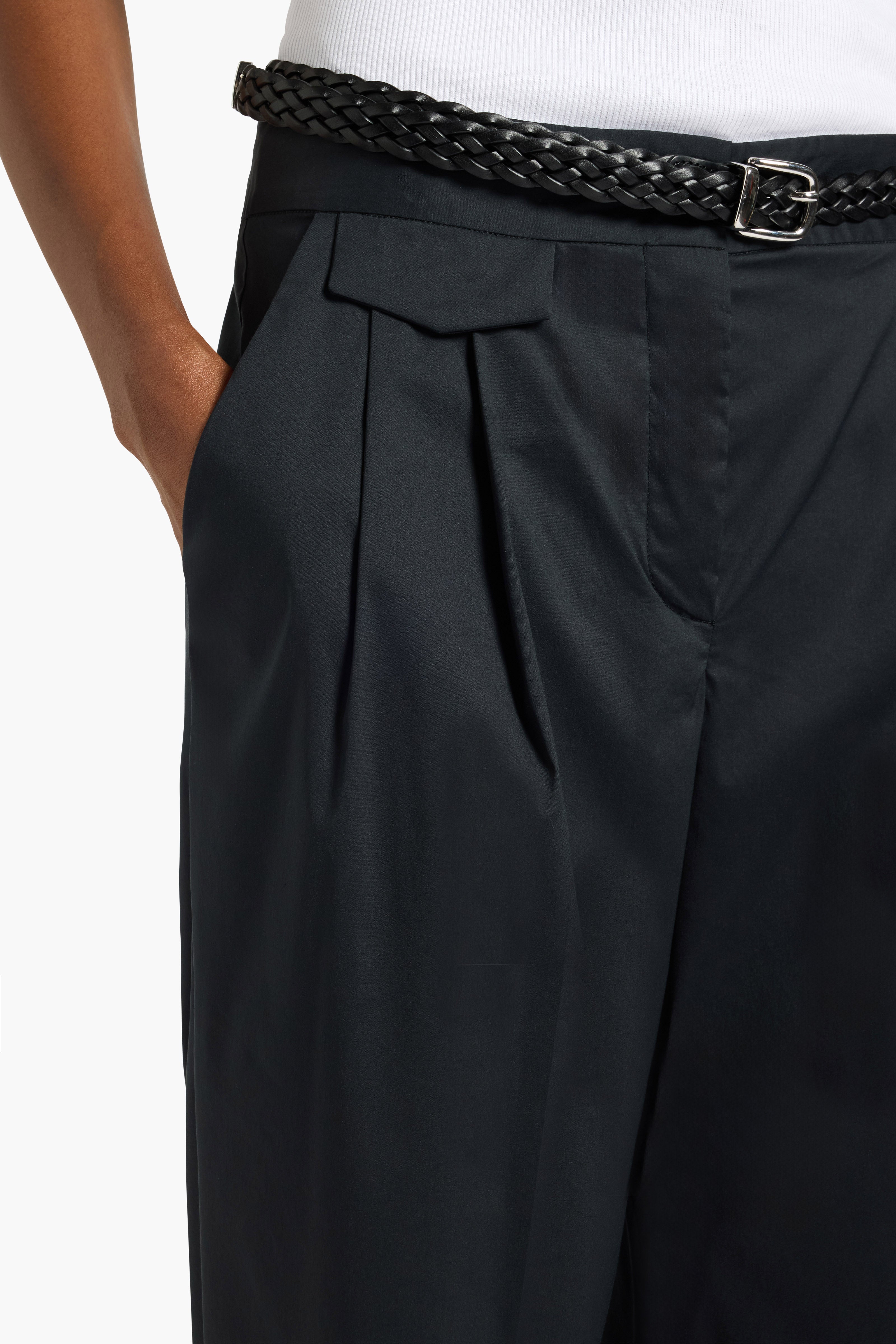 Liviana Conti Kyran pantalon femme noir palazzo