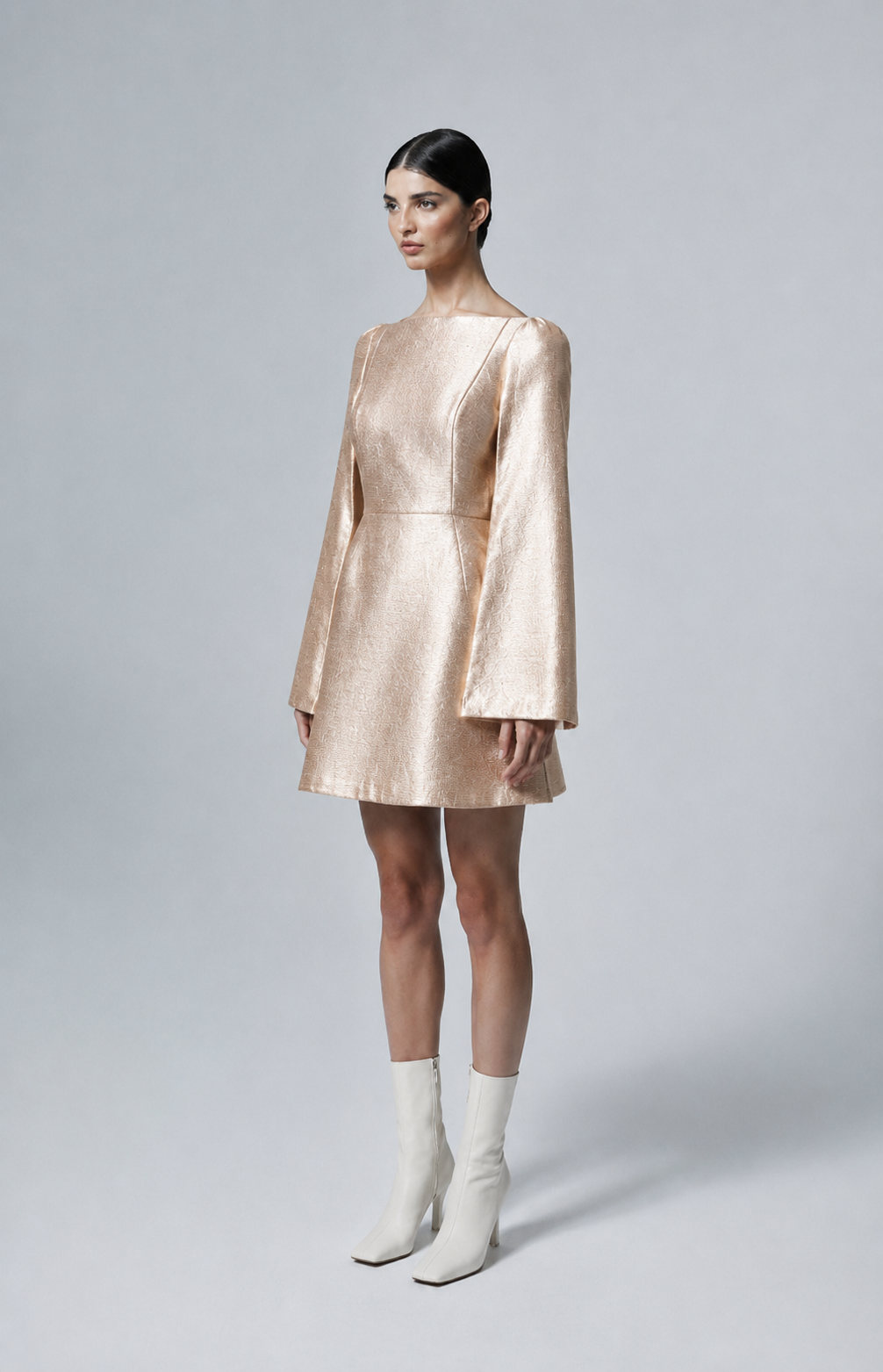 The Ethiquette Hannah robe tweed Solea S