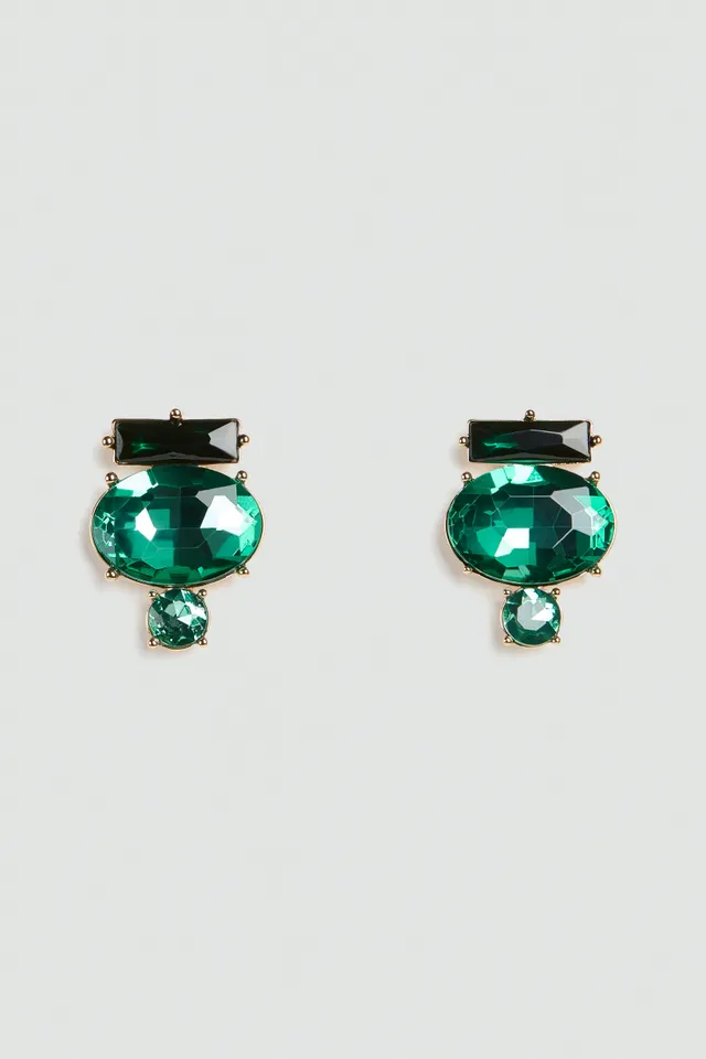 Liviana Conti Alyn boucles d'oreilles Eden métal cristaux