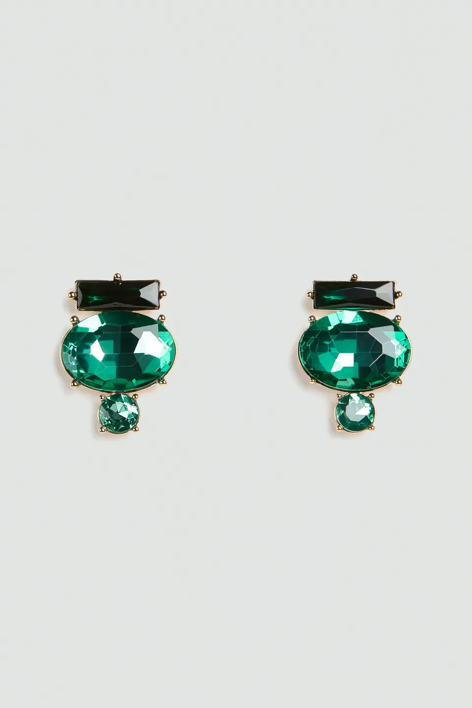 Liviana Conti Alyn boucles d'oreilles Eden métal cristaux