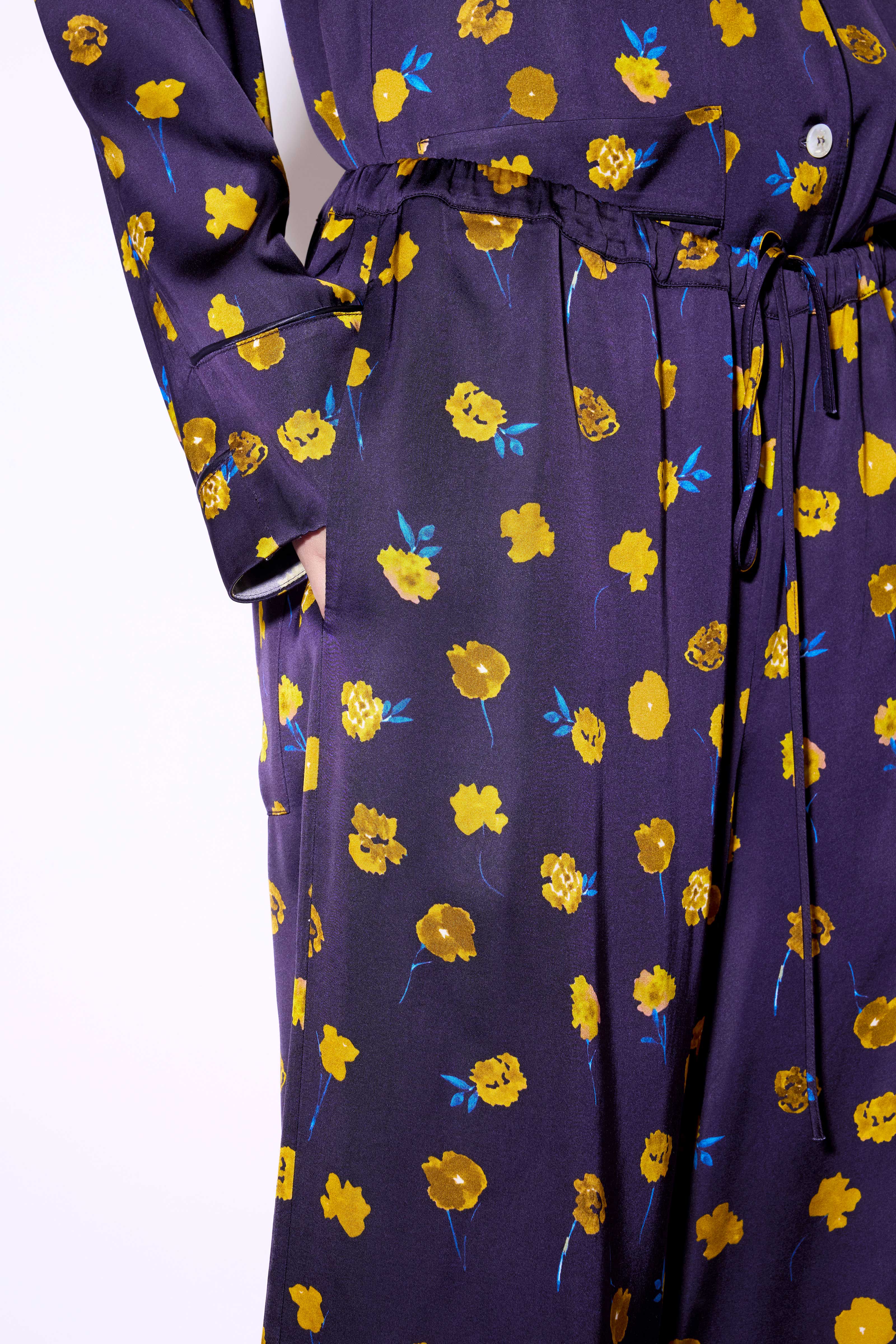 Liviana Conti Grayson F6WU24 pantalon palazzo fleuri