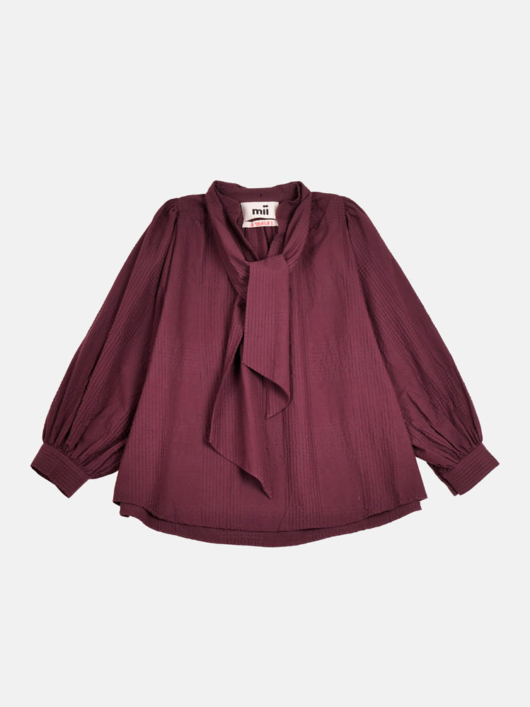 Mii Mii à table Claudie Les Unis blouse coton soie