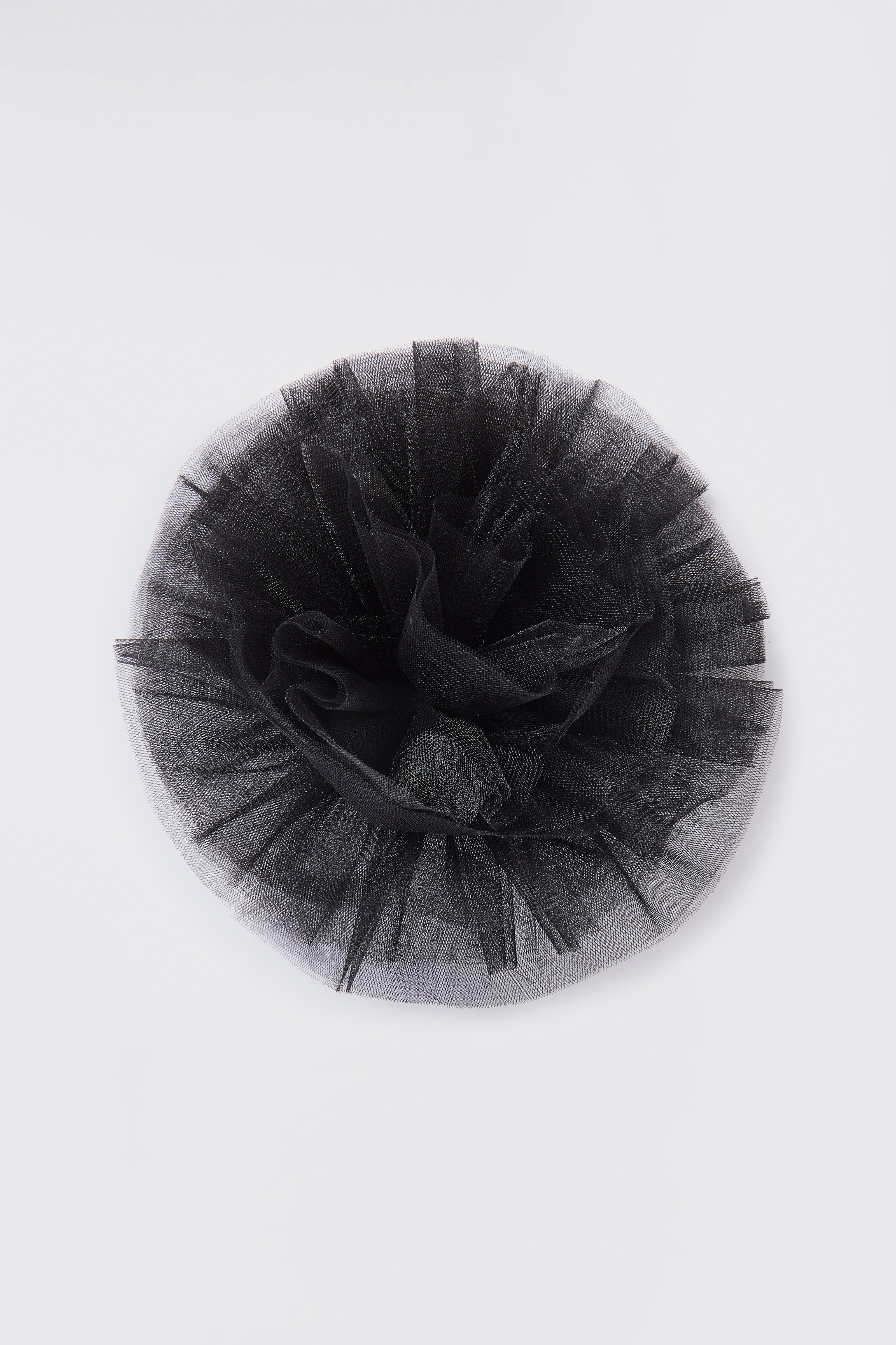Liviana Conti Bijoux Spilla Simonne broche fleur tulle noir