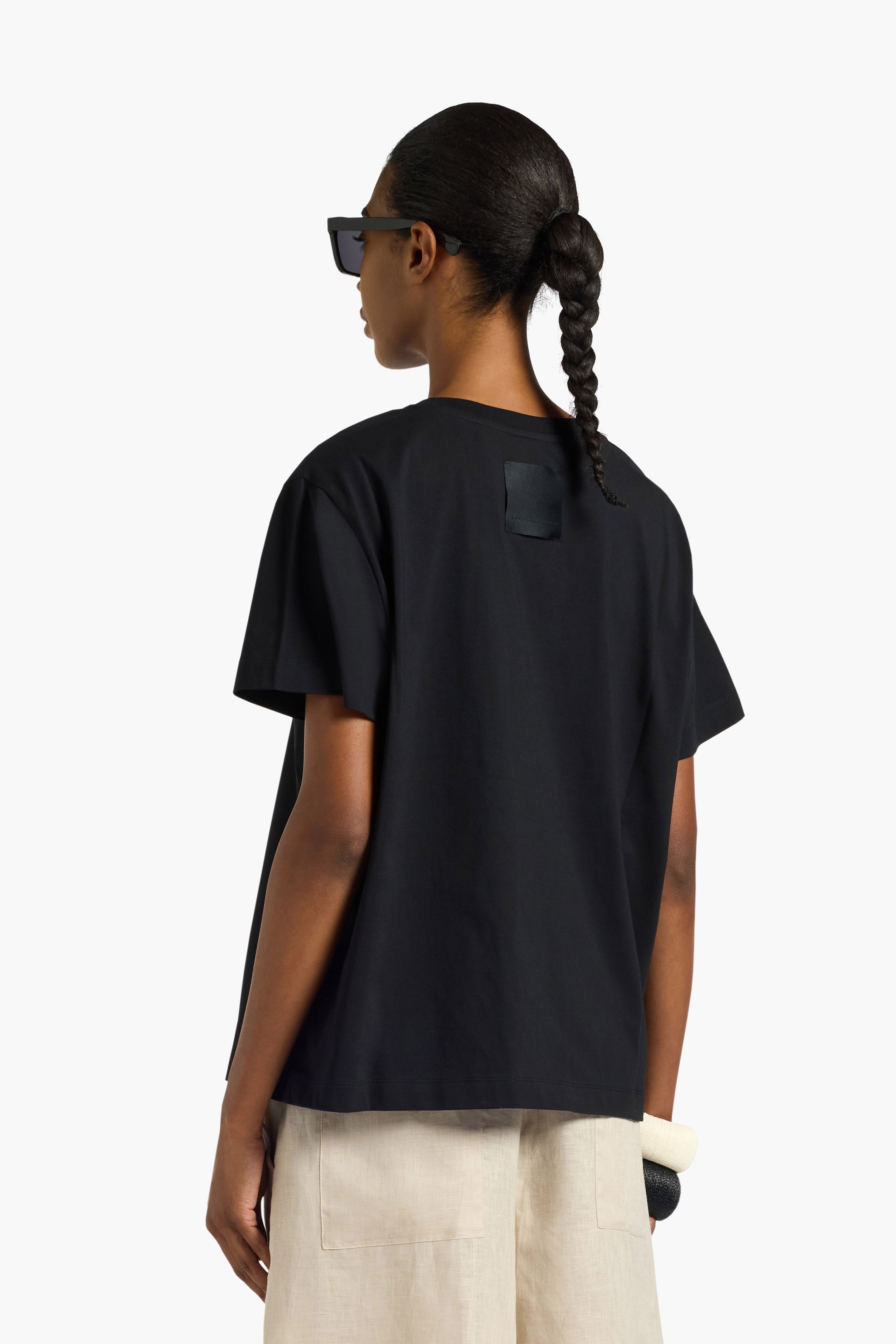 Liviana Conti Chad t-shirt femme noir en coton