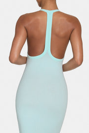 Oh Polly ButterCloud robe maxi menthe moulante stretch