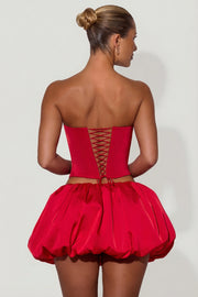 Oh Polly Amora 12729 Top Corset Rouge Strass