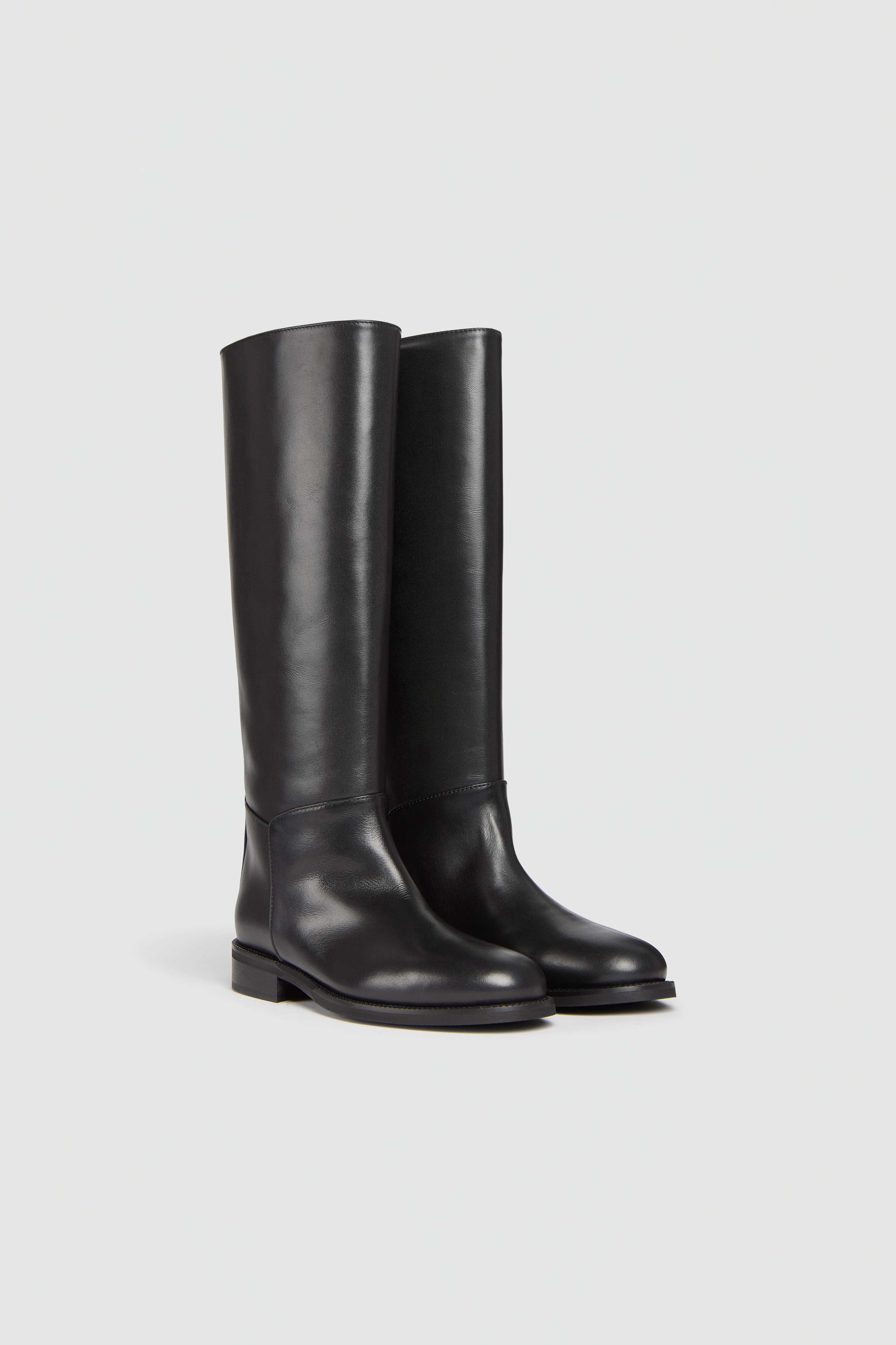 Liviana Conti Marissa botte biker noir cuir 36-41