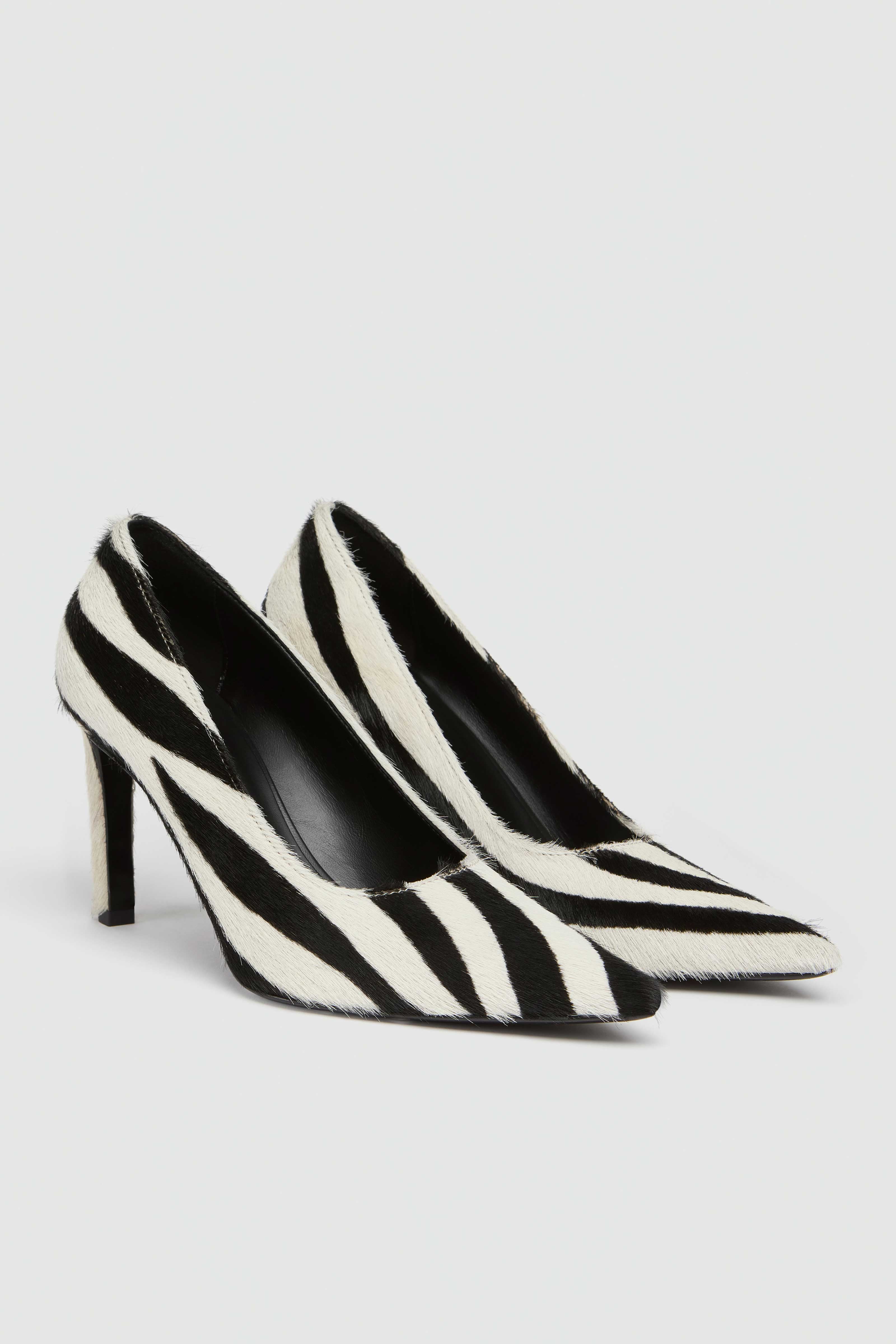 Liviana Conti Dalila escarpins Zebra Panna/Nero 36 talon 80
