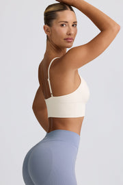 Oh Polly Define Luxe BT1134 brassiere sport blanche