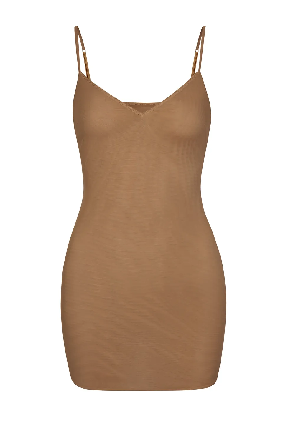 Oh Polly 9725 robe courte amande mesh col V