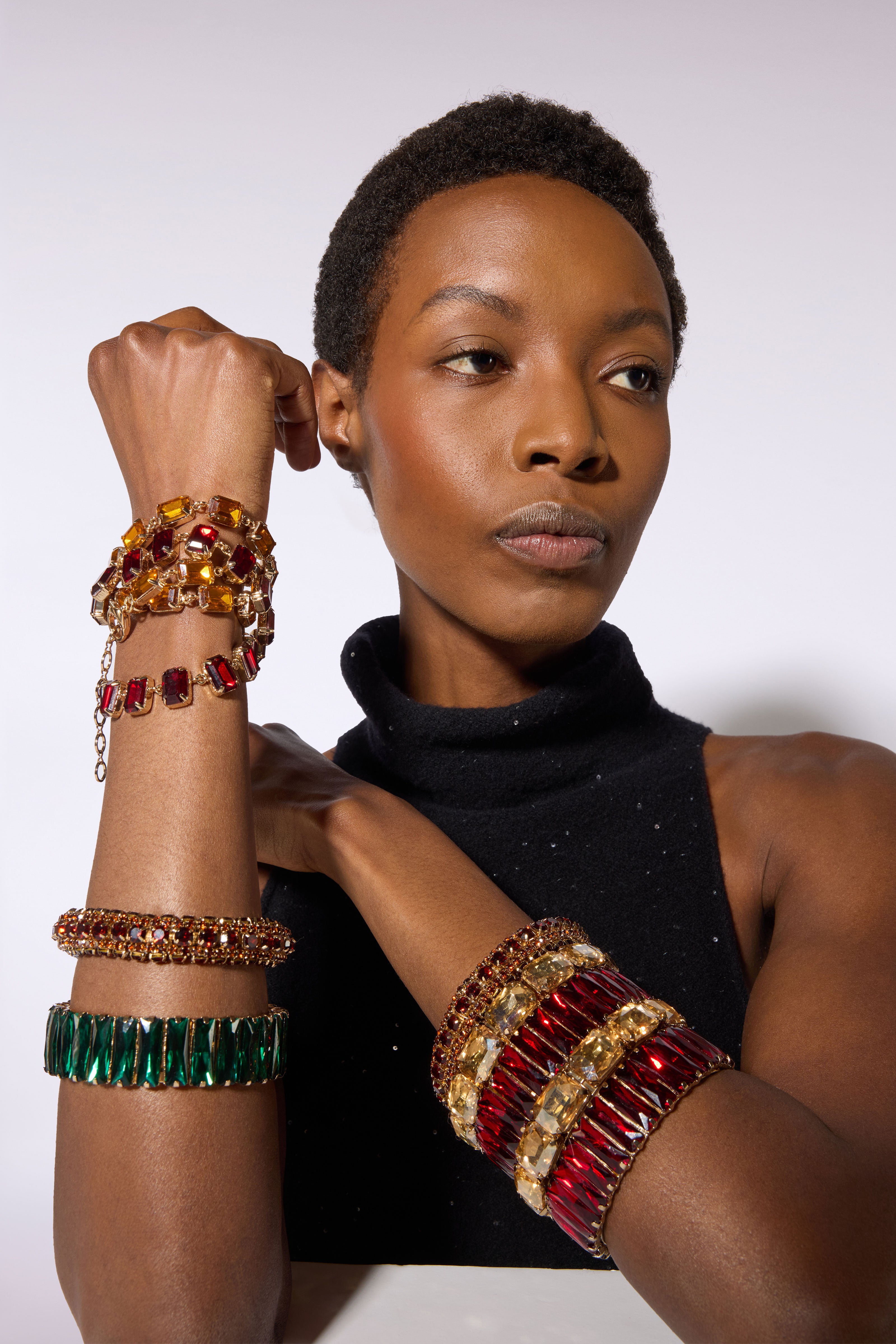 Liviana Conti Joseline bracelet cabochon jaune