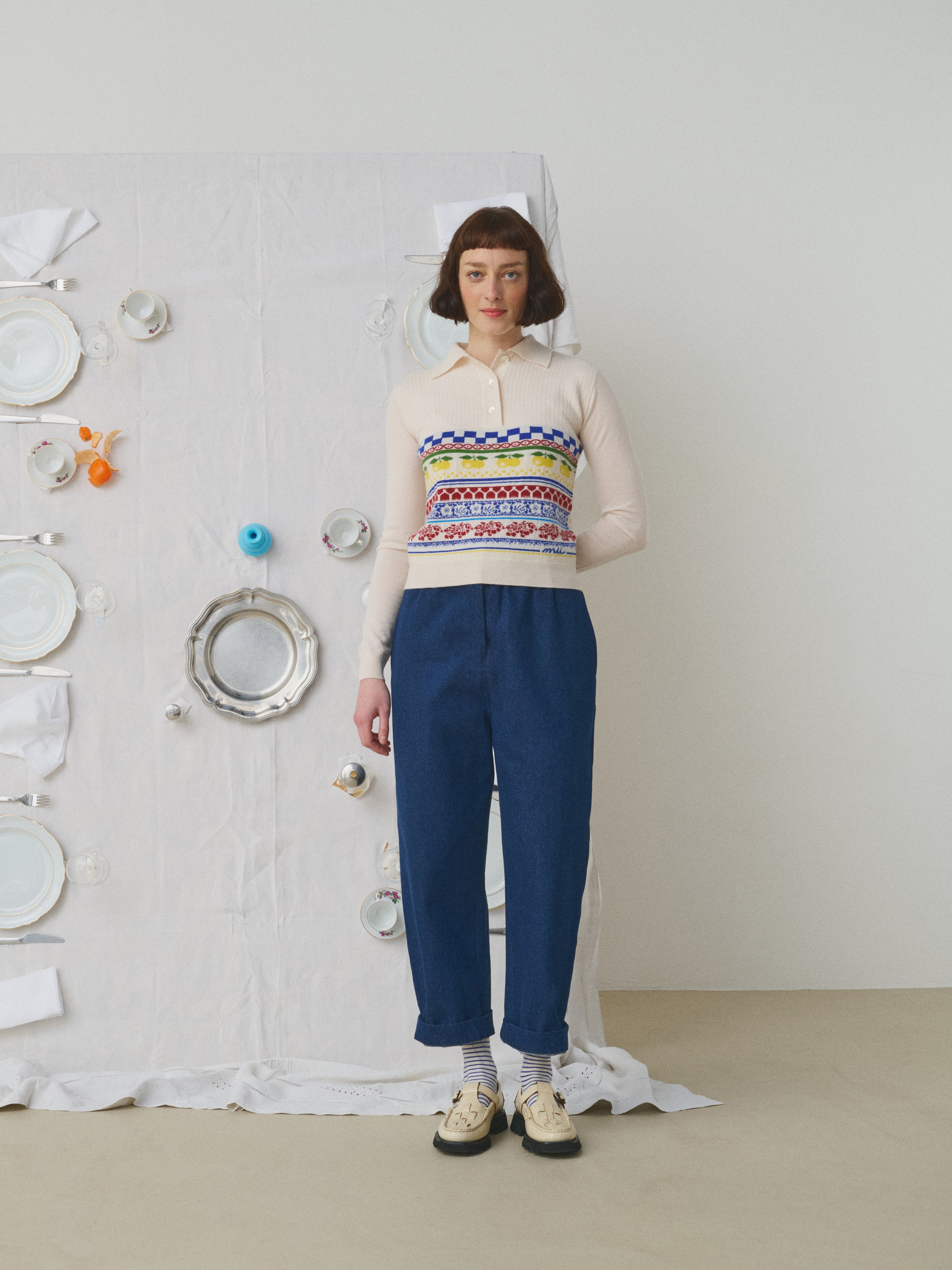 MII À table pantalon Kika Les Unis femme denim