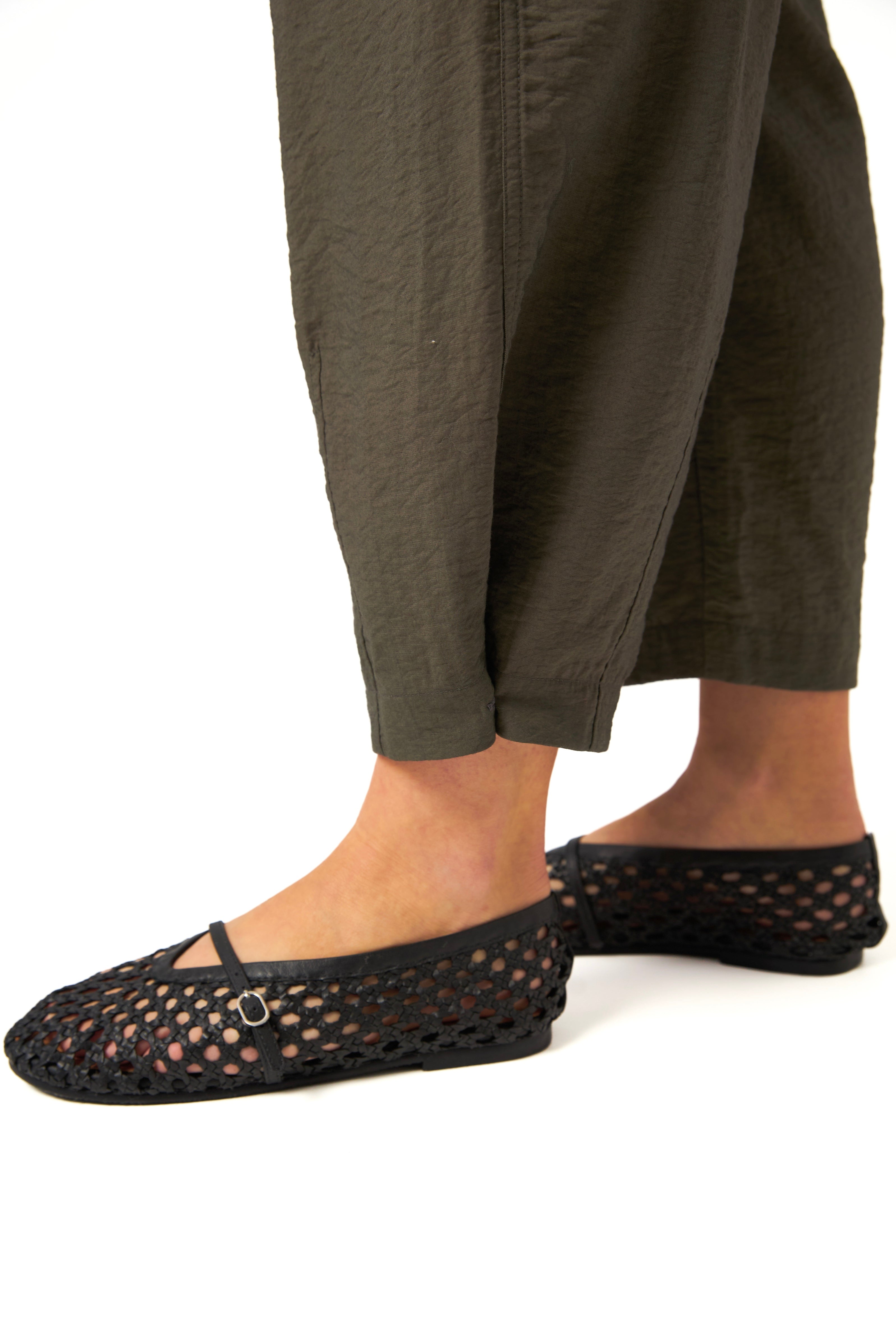 Chicosoleil Merry ballerine cuir noir Mary-Jane 36-41