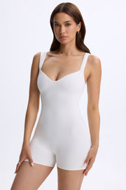 Oh Polly Bodysuits Kaia body blanc modal col sweetheart
