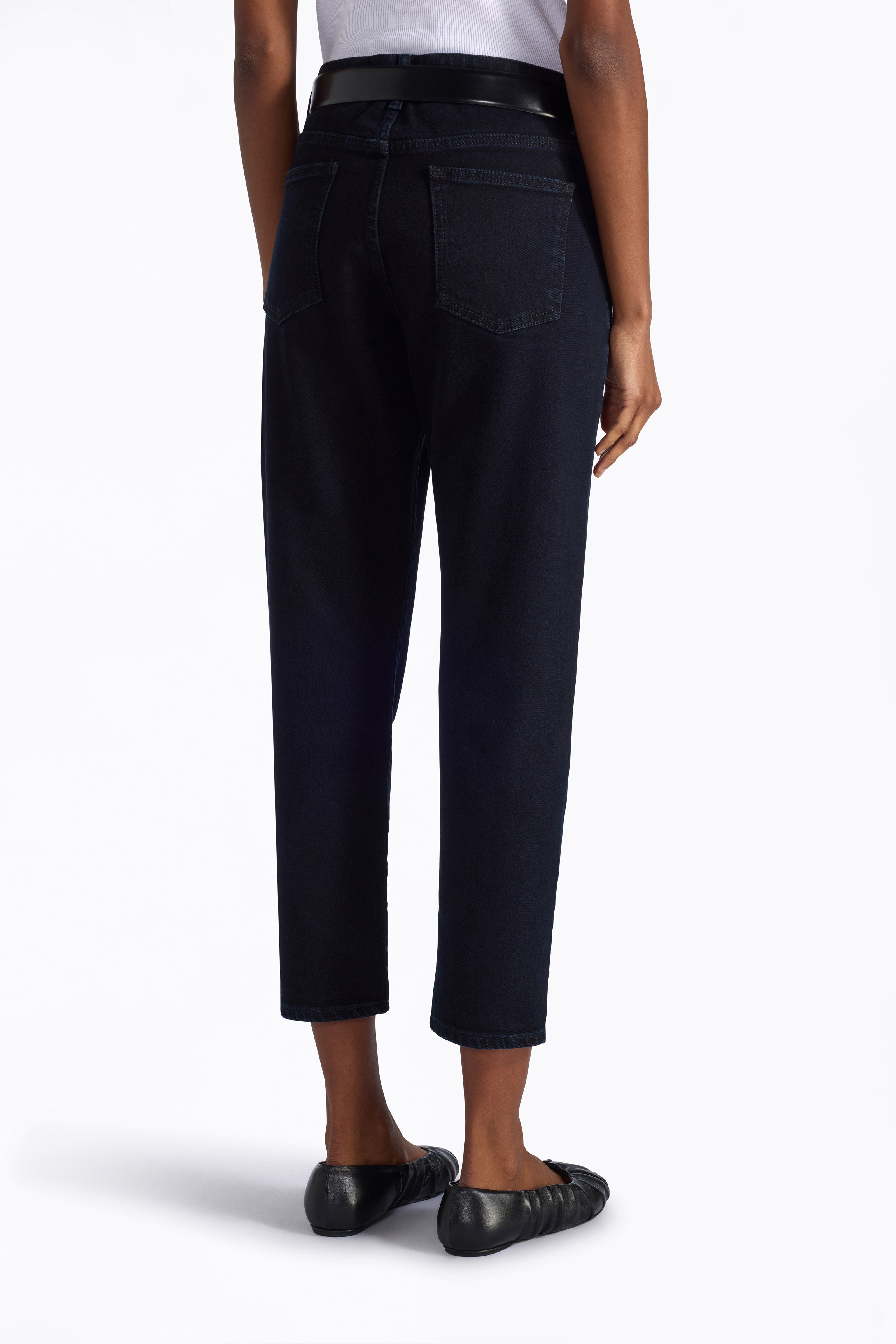 Liviana Conti Paul jean crop stretch blue-black