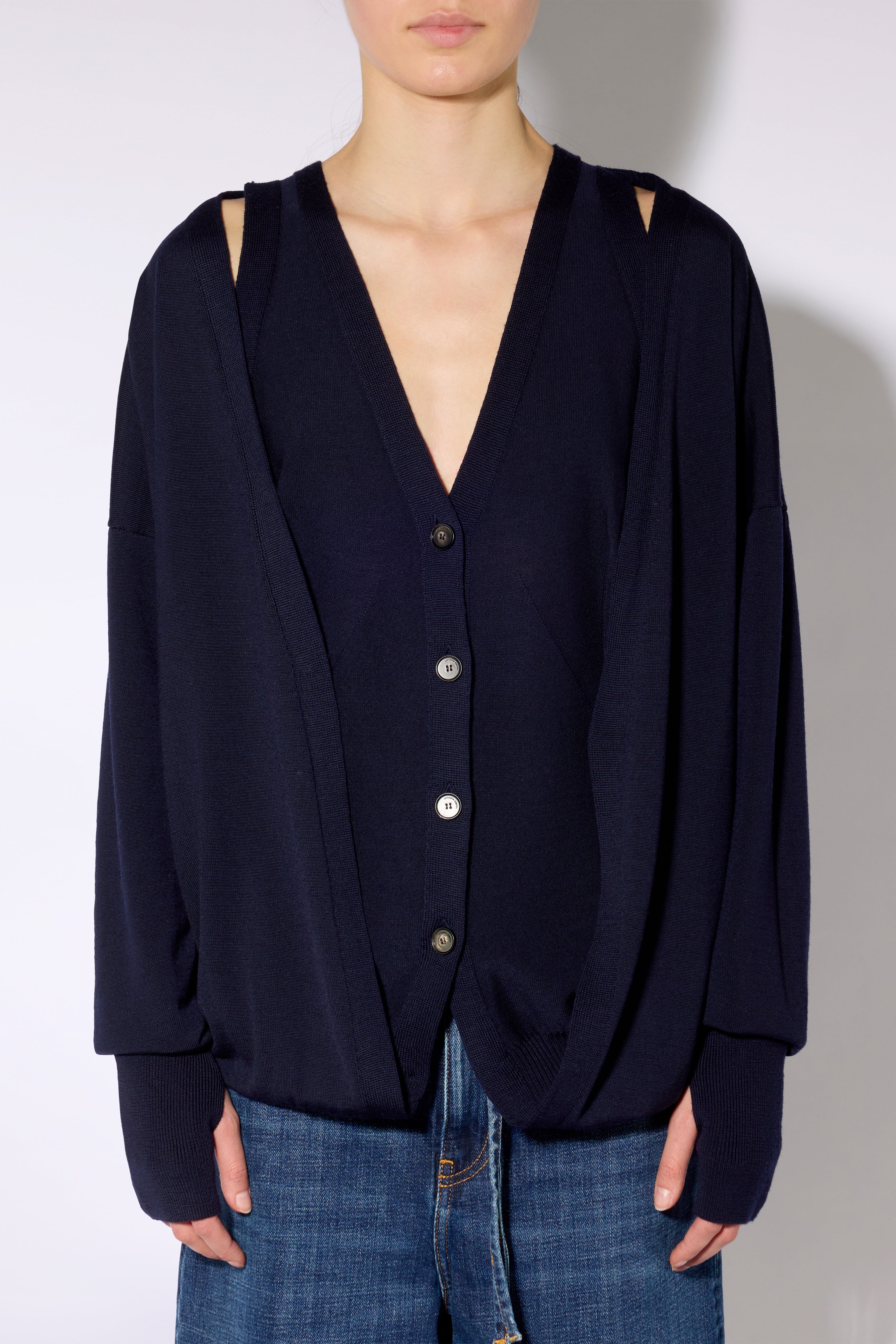 Liviana Conti Margaret cardigan maille nuit M