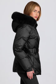 Oh Polly BT2390 veste ski noire imperméable 18k