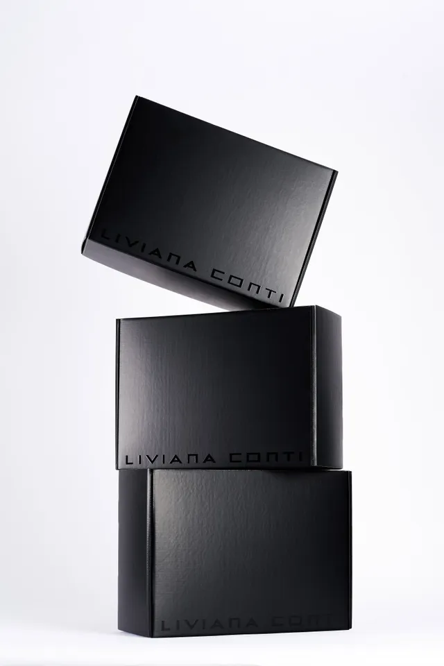 Liviana Conti boite cadeau noire 32x23 cm