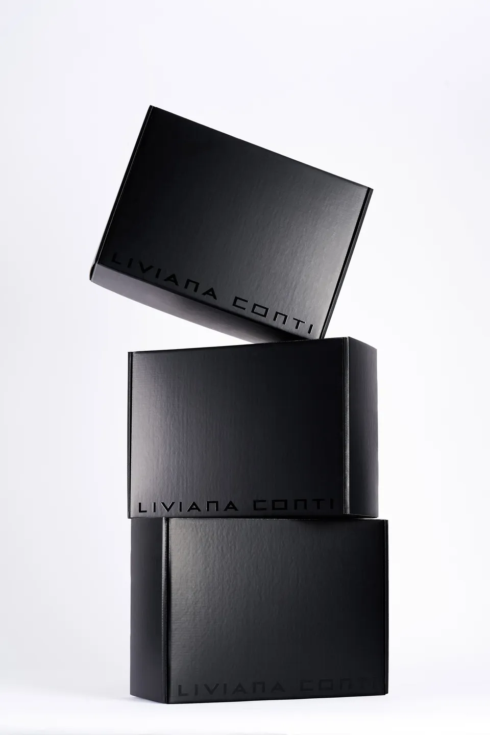 Liviana Conti boite cadeau noire 32x23 cm