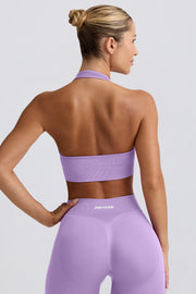 Oh Polly Define Luxe BT0687 brassière sport lilas col licou