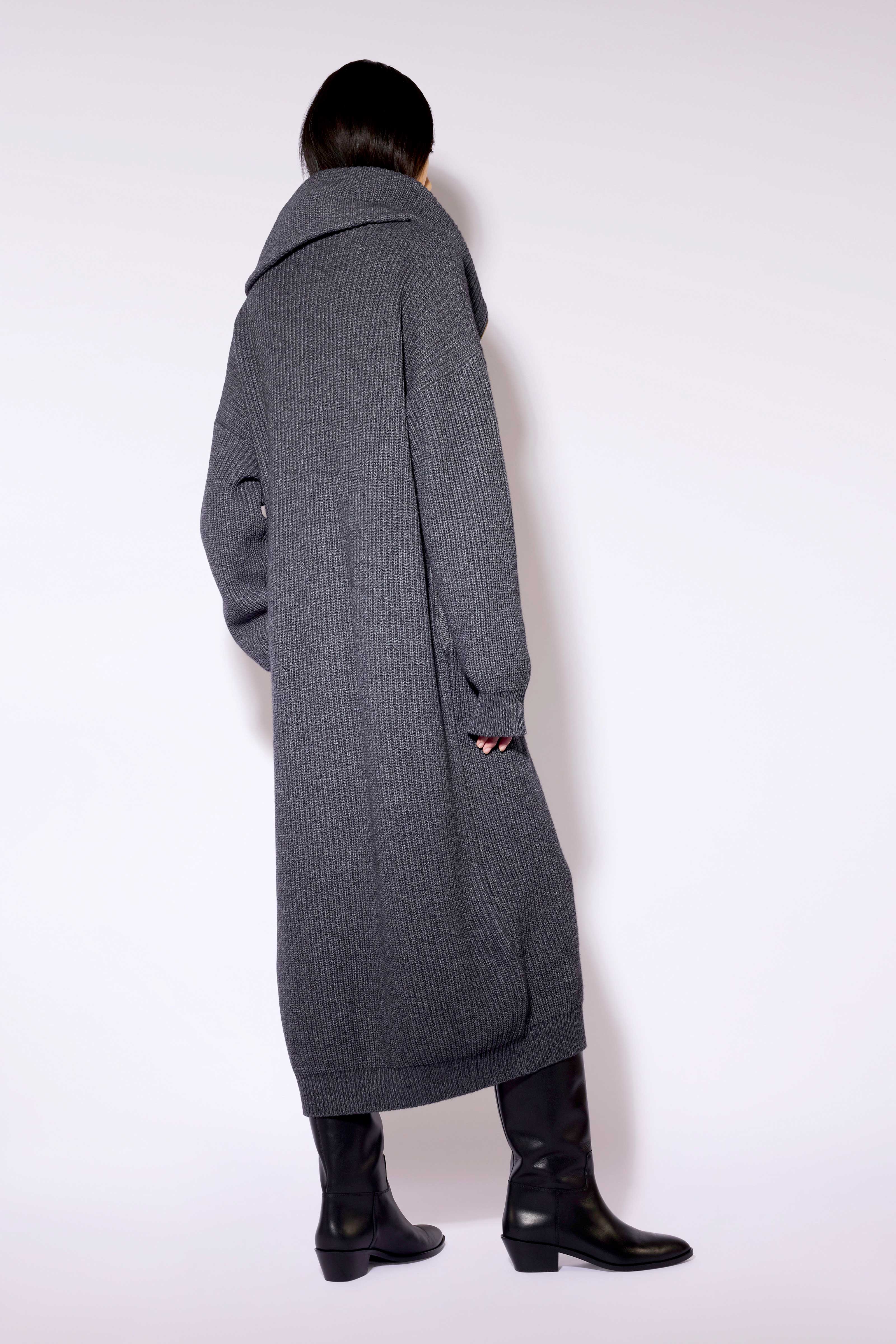 Liviana Conti Gioele cardigan long cachemire anthracite