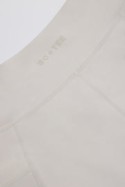 Oh Polly Bo+Tee BT0737 mini short sport avoine poches