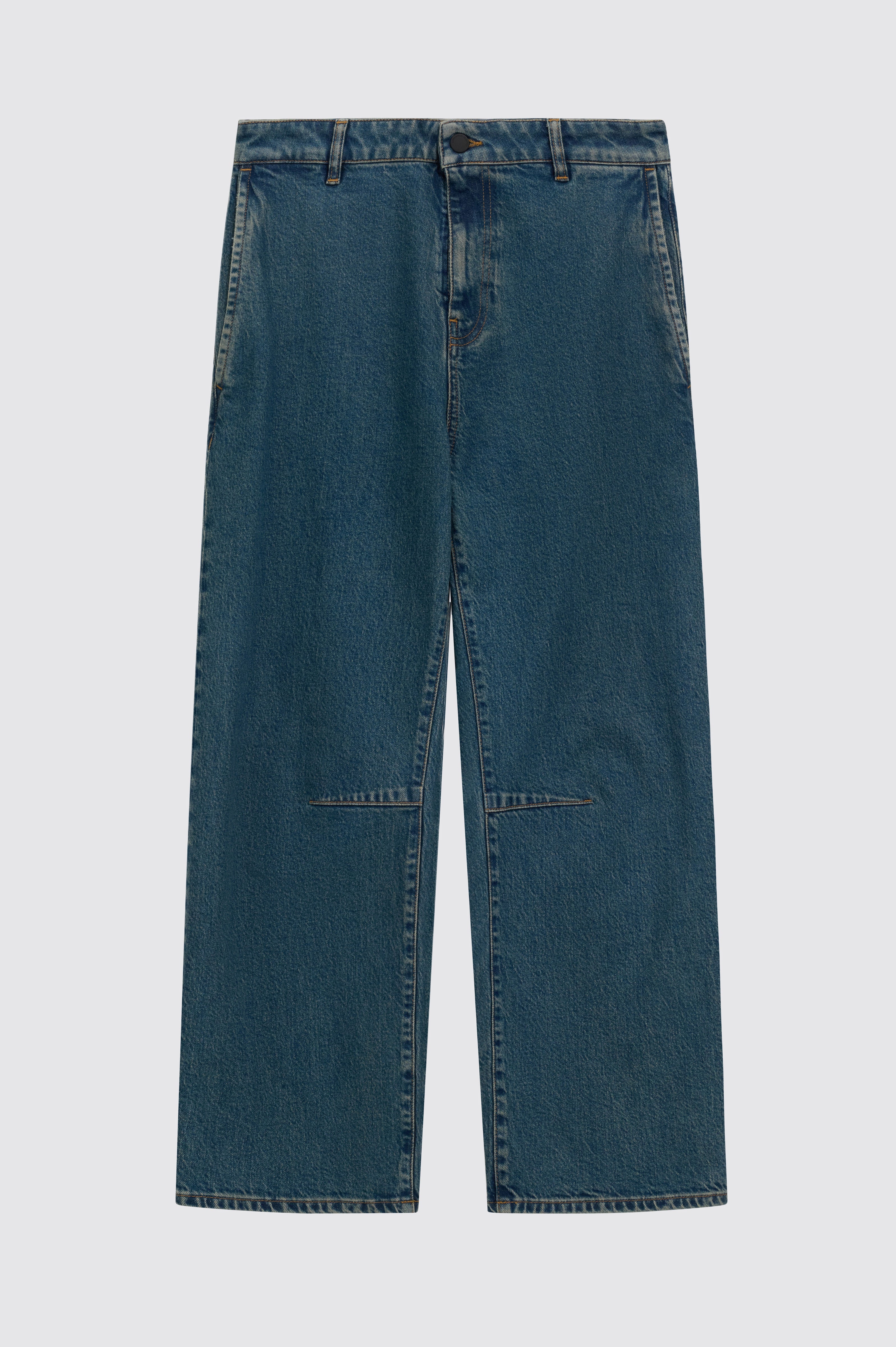 Liviana Conti Pantaloni Alan jean shaped dirty blue