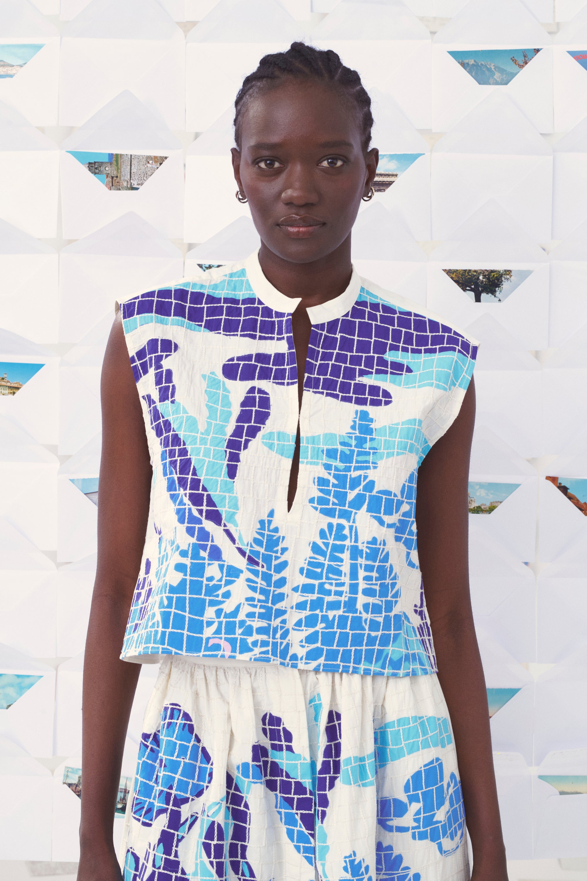 MII Carte postale top Gaia Cyclades coton XS-XL