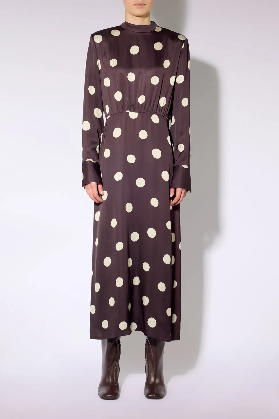 Liviana Conti Loren robe femme pois espresso 38-48