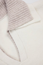 Oh Polly Knitwear Jumper BT02525 Pull Ivoire Laine